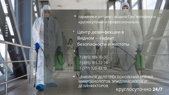 Центр дезинфекции в Видном