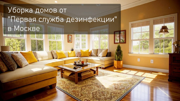 уборка домов в Москвеп