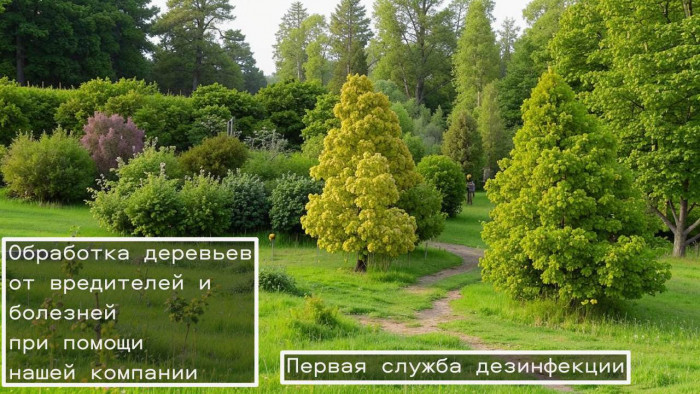 обработка деревьев от вредителей в Москве