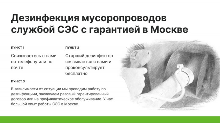 дезинфекция в Пушкино качественно